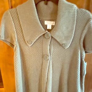 NEW Short Sleeve OLIVE Sweater